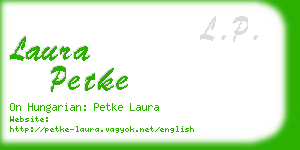 laura petke business card